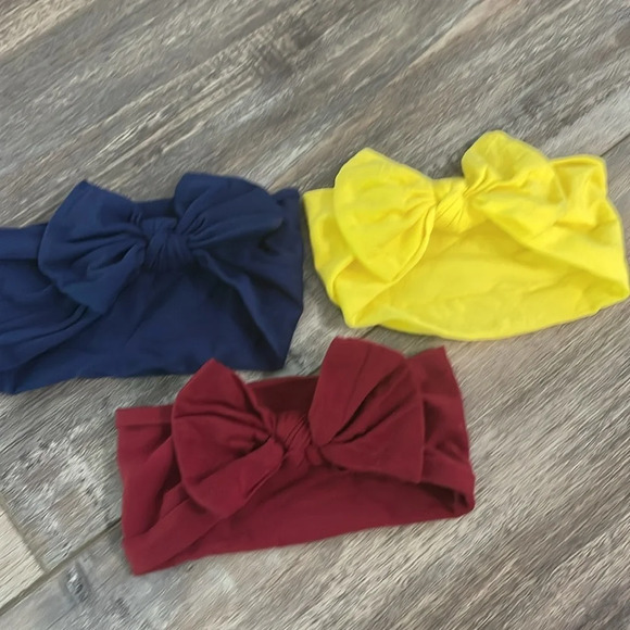 10 piece/Lot Baby Toddler Girls Stretch Knit Headbands - Picture 2 of 5